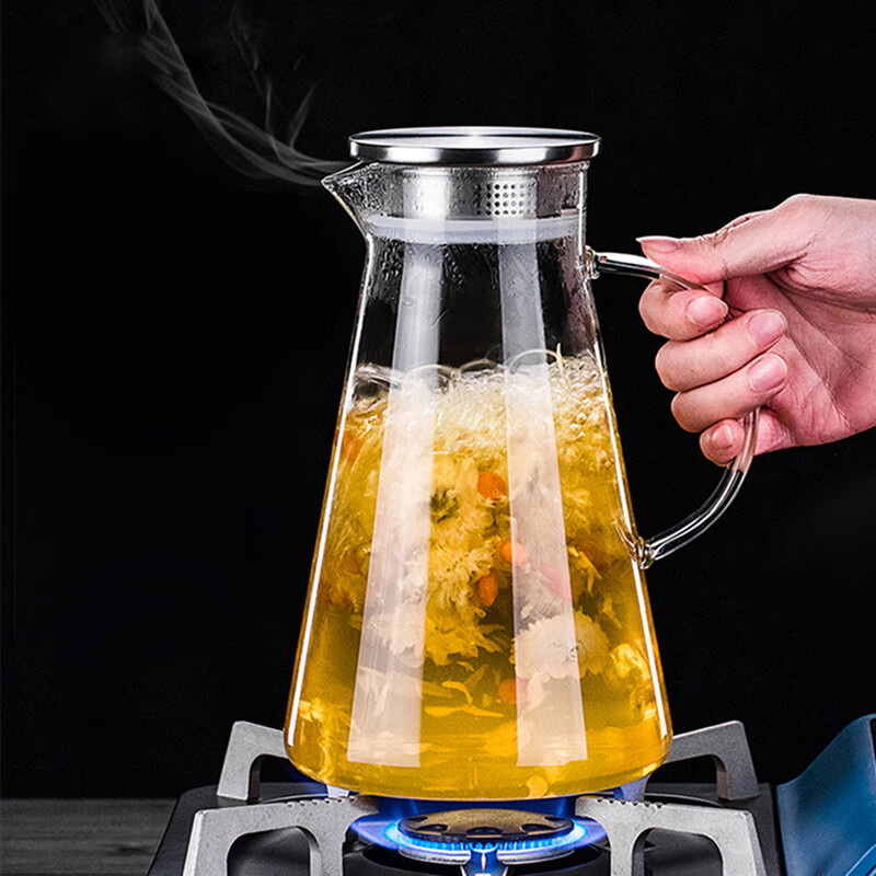 CRISTALGLASS Heat-Resistant Glass Water Pitcher, 1850ml