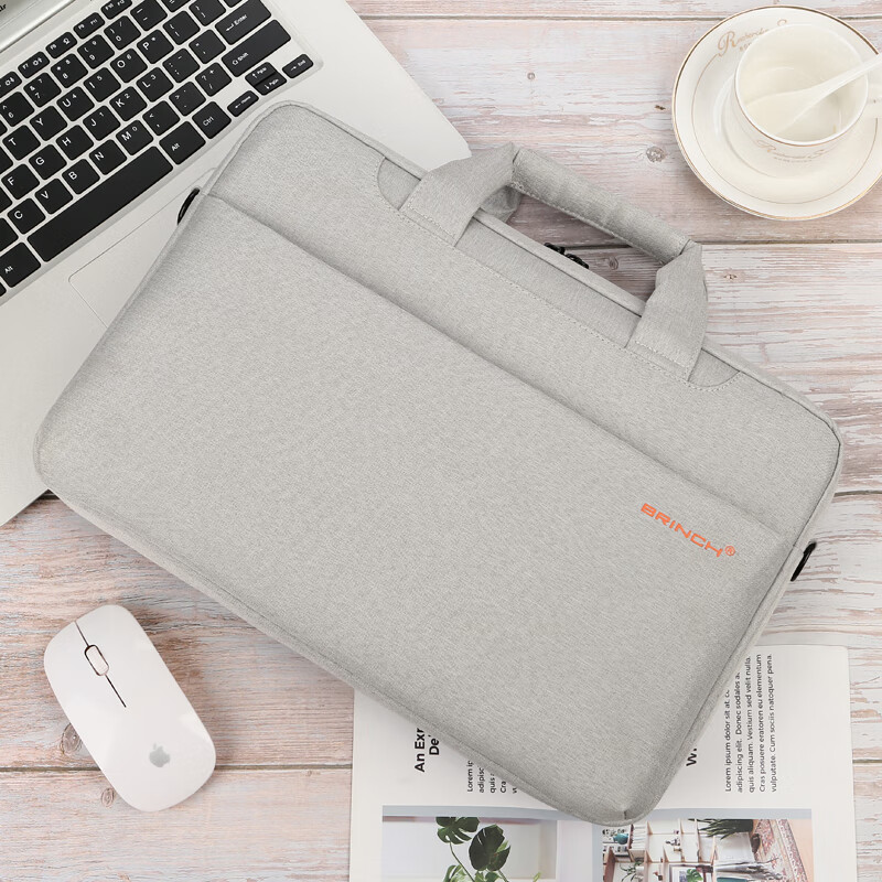 BRINCH 14-15 Inch Laptop Shoulder Bag – Scratch-Resistant Business Travel Bag for Apple & Huawei