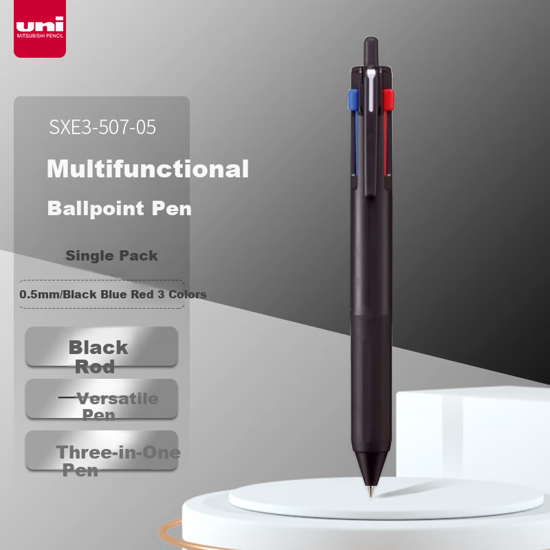 uni JETSTREAM Multifunction Ballpoint Pen - Berry Pink, 0.5mm