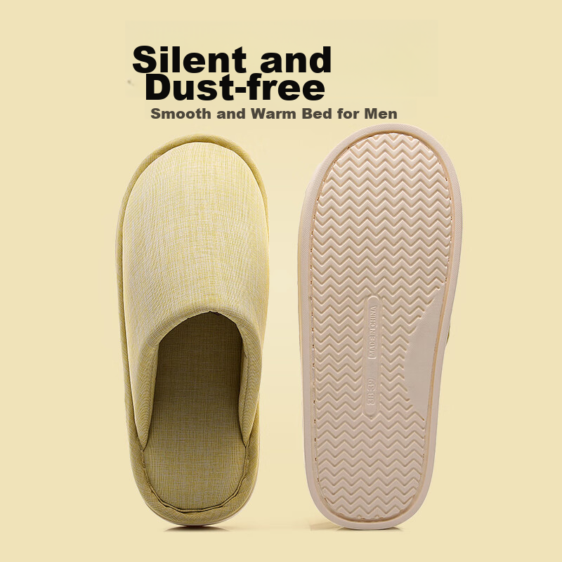 GUOLUOFEI Plush Cotton Slippers - Cozy All-Season Fleece-Lined Slippers for Men & Women
