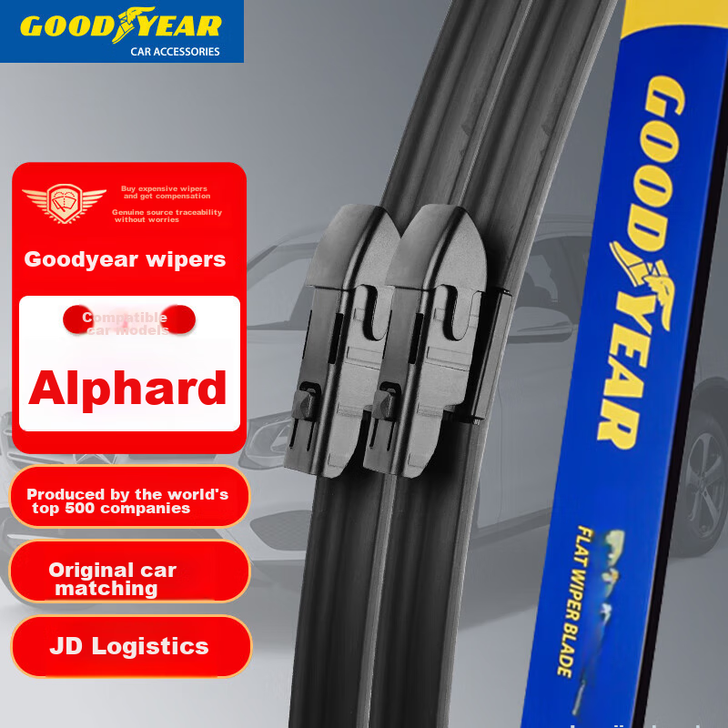 Goodyear Toyota Alphard Frameless Wiper Blades 30/14 - 2015-2024 Models