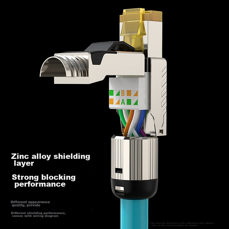 BIAZE Cat8 10G Ethernet Cable - 1m, 40Gbps, LSZH, Double-Shielded Gaming Cable