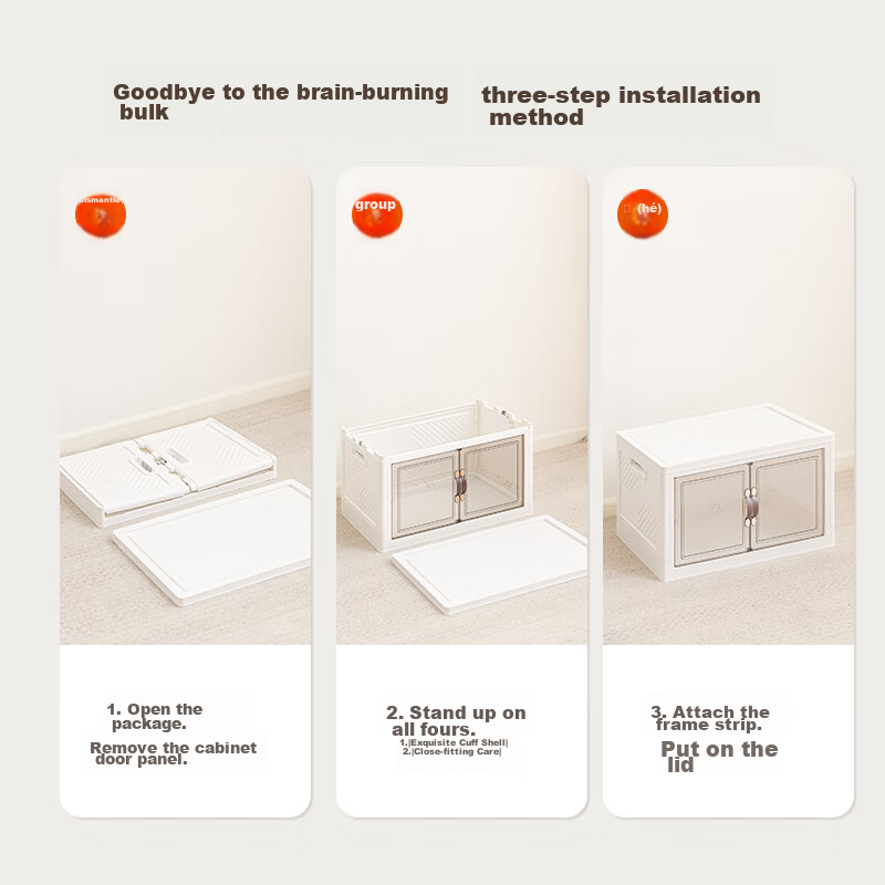 Citylong 55cm Five-Tier Magnetic Storage Cabinet for Bedroom & Closet Organization
