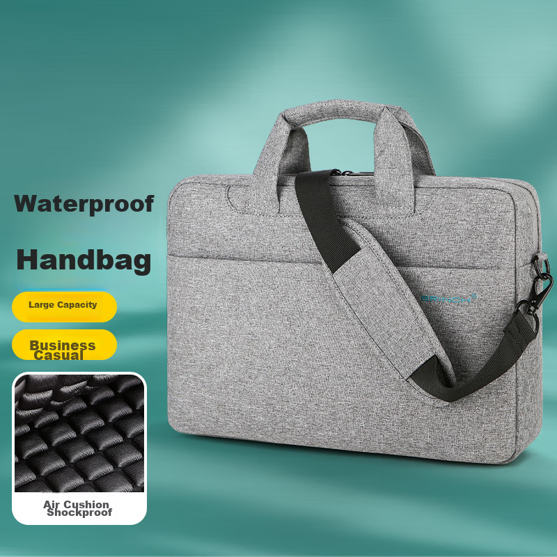 BRINCH 14-15 Inch Laptop Shoulder Bag – Scratch-Resistant Business Travel Bag for Apple & Huawei