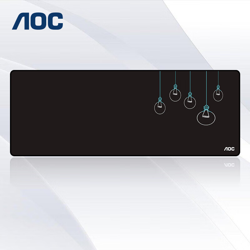 AOC M110 Lit Up Gaming Mouse Pad - 800x300mm Thickened with Anti-Slip Base