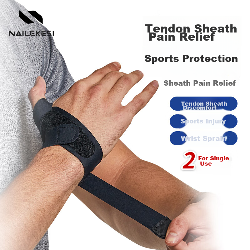 NAILEKESI Thumb Wrist Brace for Tendonitis & Joint Support - Breathable Sports Protection