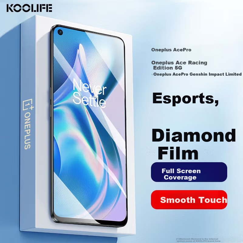 KOOLIFE Tempered Glass Screen Protector for OnePlus Ace Racing Edition & Ace Pro Gaming Edition
