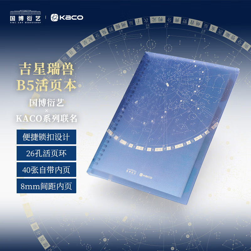 KACO Ji Xing Rui Beast B5 Notebook with 40 Sheets & Replaceable Pages