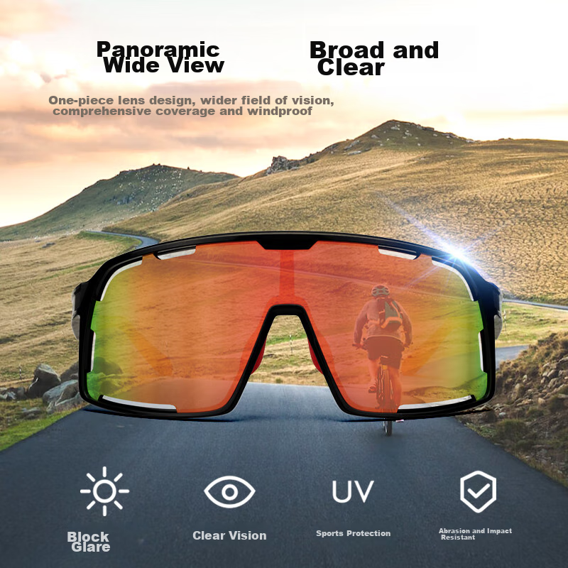 PARZIN Sports Sunglasses - UV400 Cycling Running Hiking Glasses for Men & Women