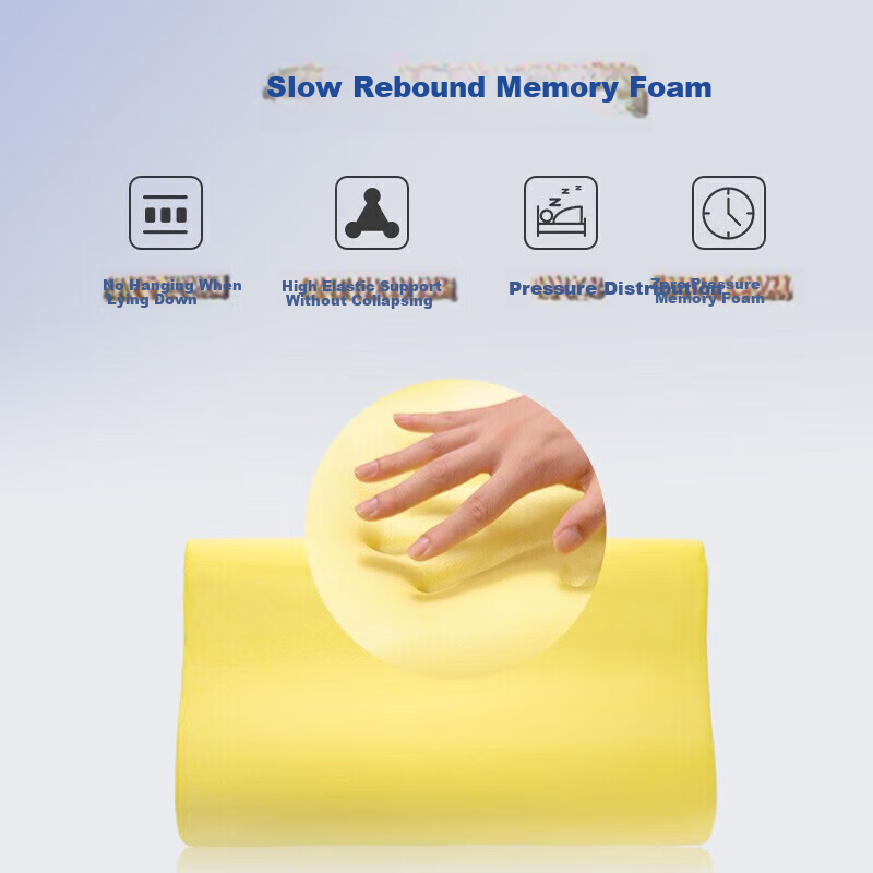 AiSleep ZeroPressure Upgrade Memory Foam Pillow for Neck Support