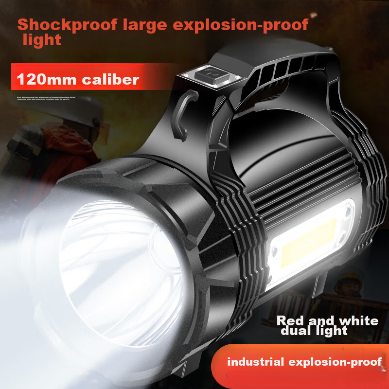SHENYU Explosion-Proof Flashlight High-Brightness Rechargeable Outdoor Patrol Light with EX Certificate