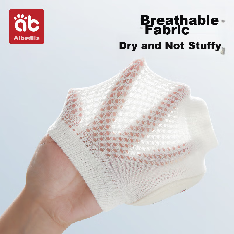 AIBEDILA Baby Knee Pads - Breathable & Embroidered Crawling Protectors for 0-4 Years