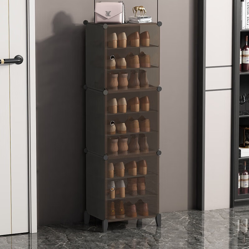 ANERYA Ultra-Thin Resin Shoe Cabinet