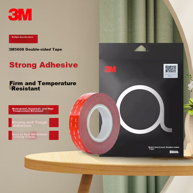 3M 15mm Double-Sided Tape, Strong Adhesive for Office & Home Use