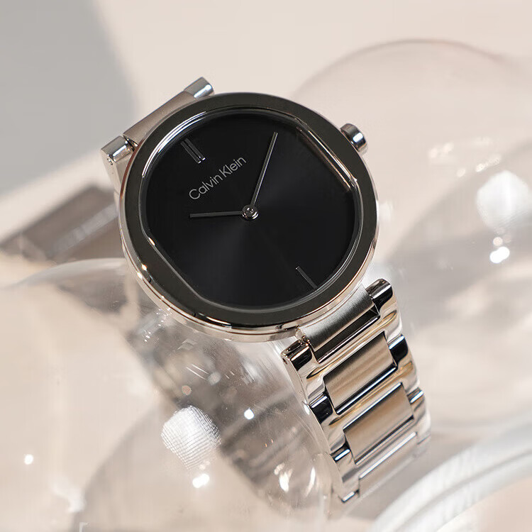 Calvin Klein CK Elegant Vintage Black Quartz Women's Watch 25200249 – Stylish Gift for Her