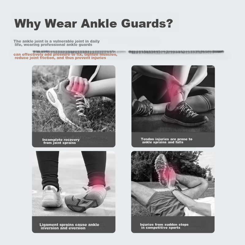 PROIRON Ultra-Thin Open Ankle Support for Basketball & Running (M)