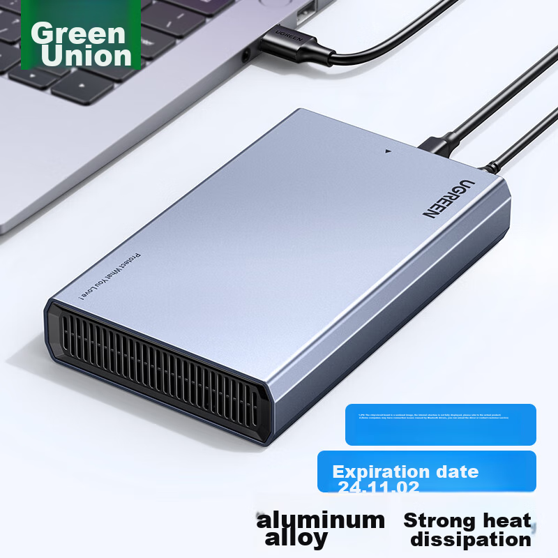 UGREEN 3.5-Inch USB3.0 Aluminum Hard Drive Enclosure with 5Gbps Speed