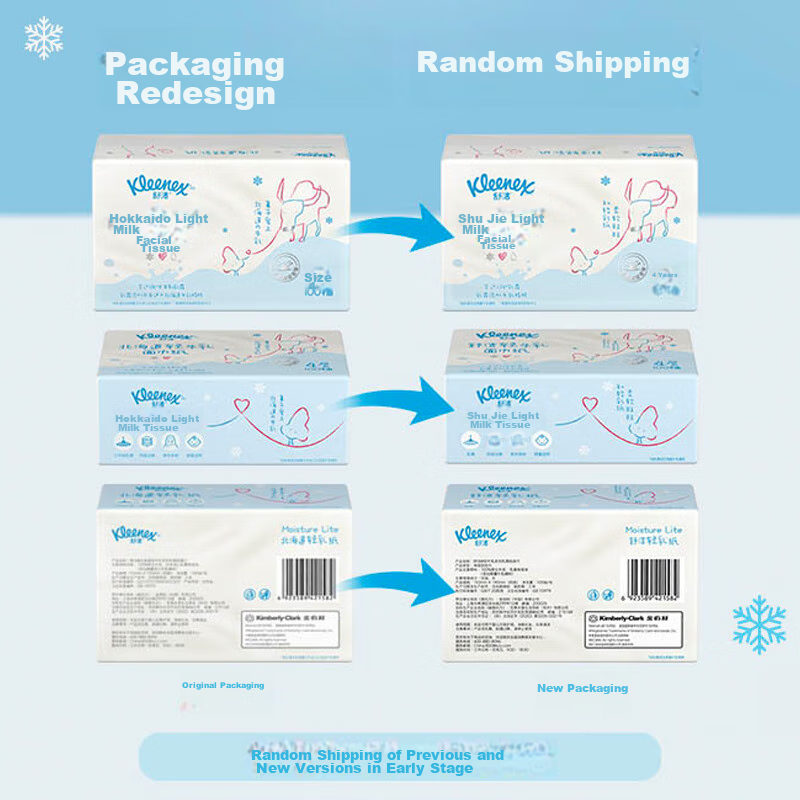 Kleenex Light Cow Milk Paper Tissue 4-Ply