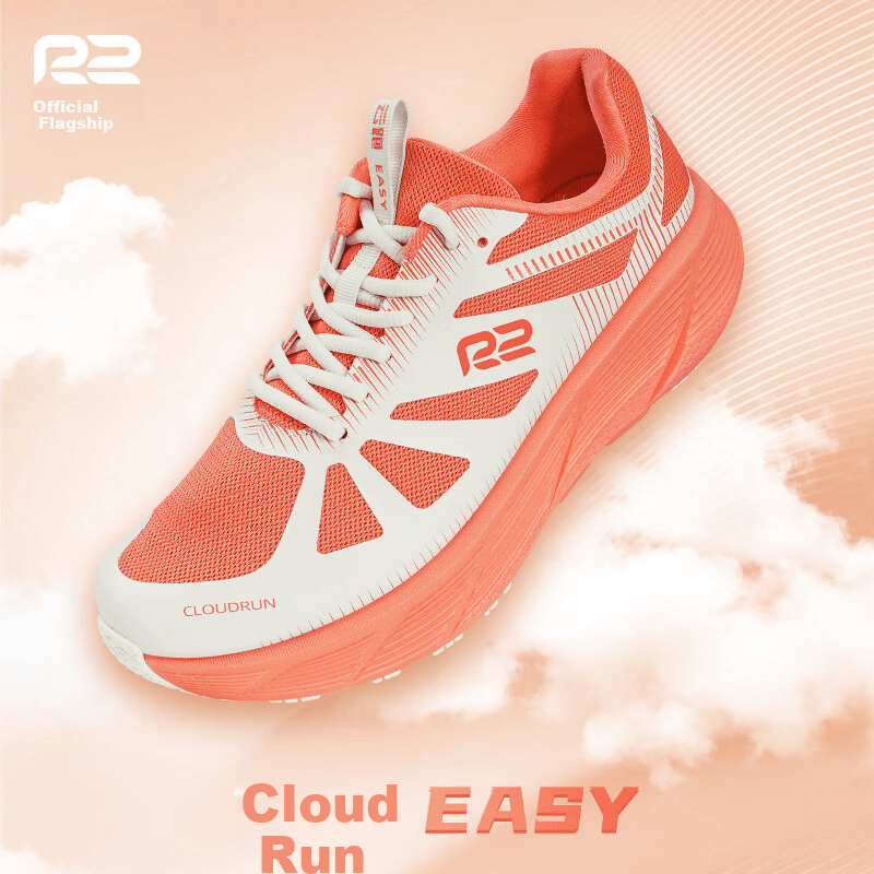 R2 REAL RUN Cloud EASY Thick-Soled Running Shoes_2