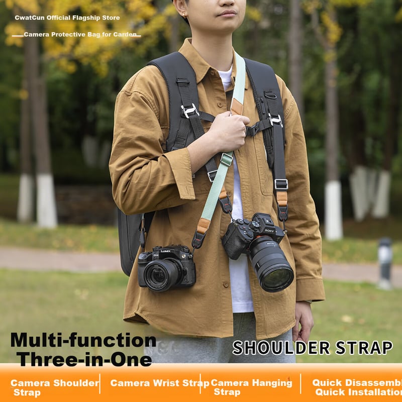 CWATCUN Quick Release Camera Straps Set