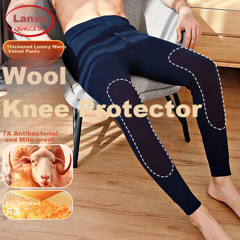 LangSha Men's Thermal Wool Long Johns