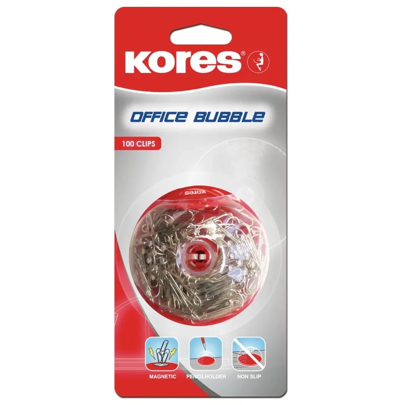 Kores Office Bubble Dispenser with Clips (743210)