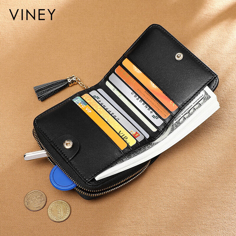 Viney Women's Top-Grain Leather Wallet