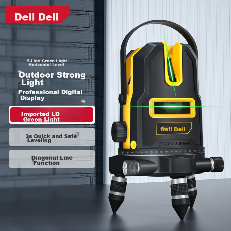 Deli 5-Line Laser Level DL4163