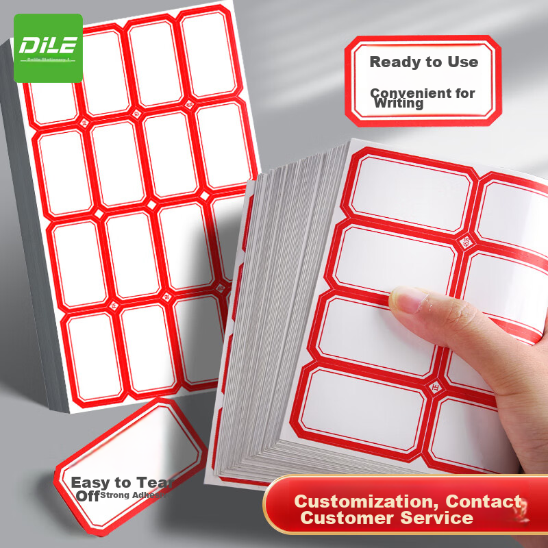 DiLe 960 Pieces 50x28mm Self-Adhesive Labels