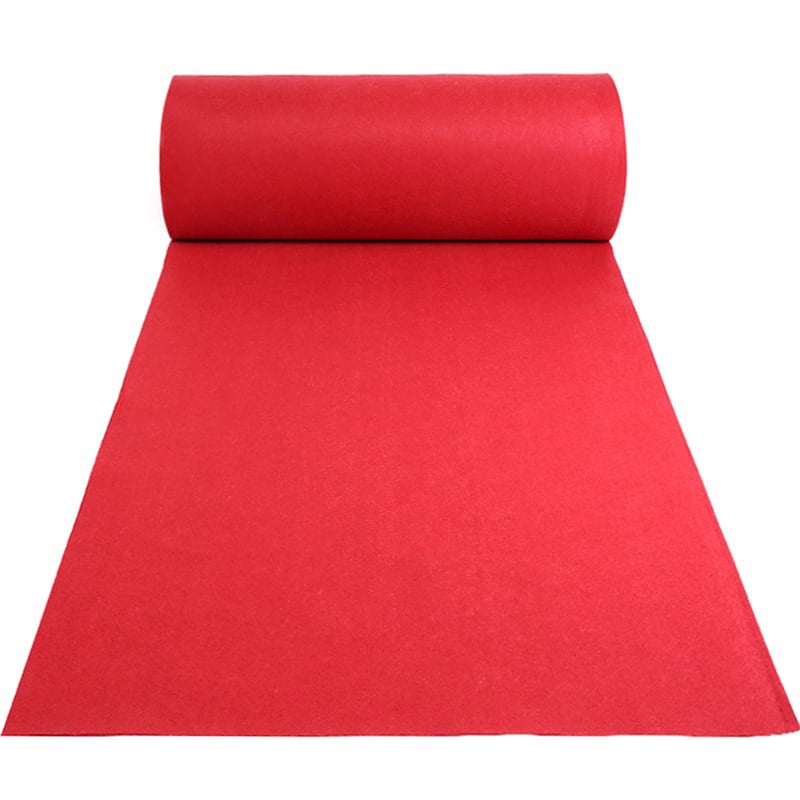 DIYIN 1.2m x 10m Red Entryway Mat for Weddings and Events
