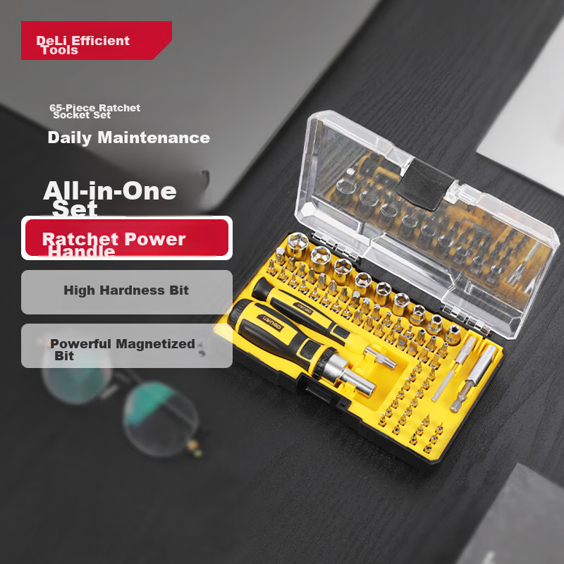 Deli DL3565 65-Piece Precision Screwdriver Set