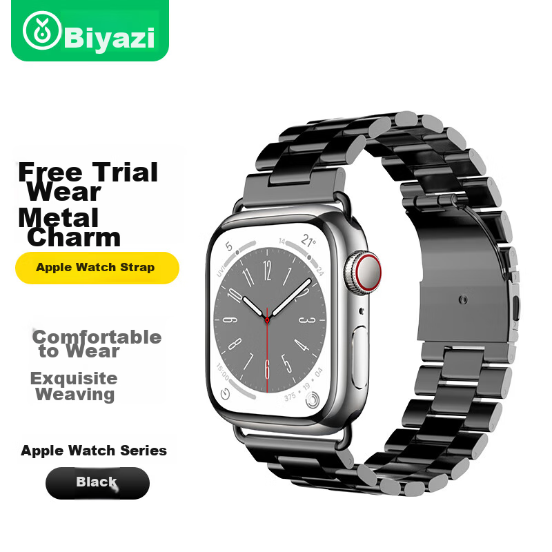 BIAZE Compatible Apple Watch Band BD4 Black