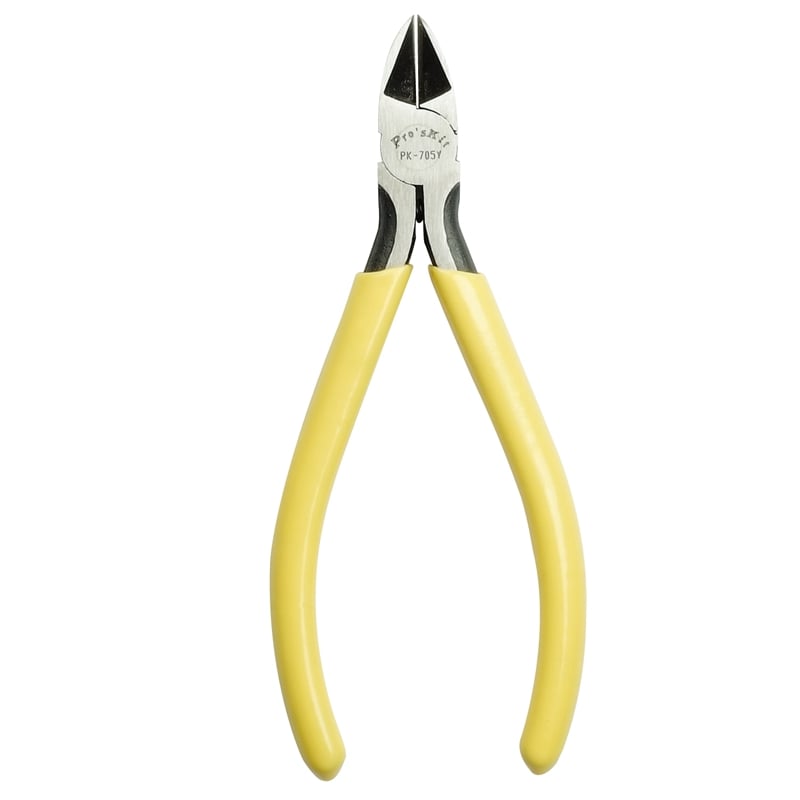 ProsKit Yellow Handle Cast Steel Heavy-Duty Diagonal Pliers 125mm