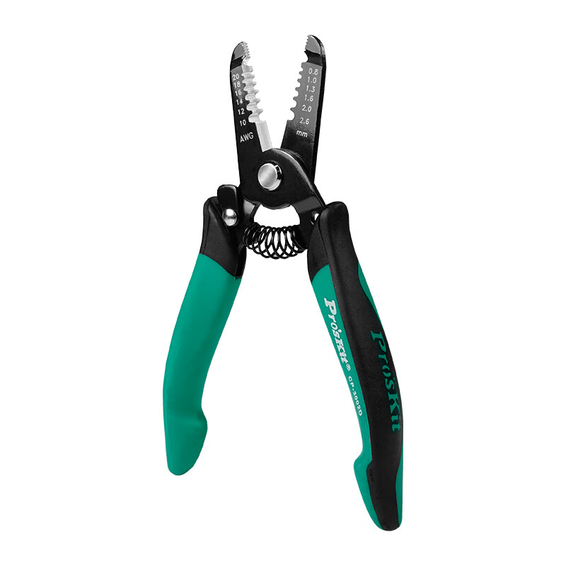 Pro'sKit Dual-Color Electrical Wire Stripping Pliers CP-3002D