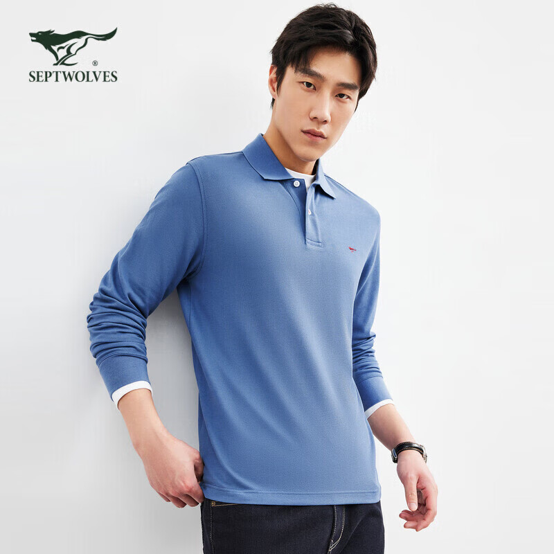 SEPTWOLVES Men's Long-Sleeve T-Shirt