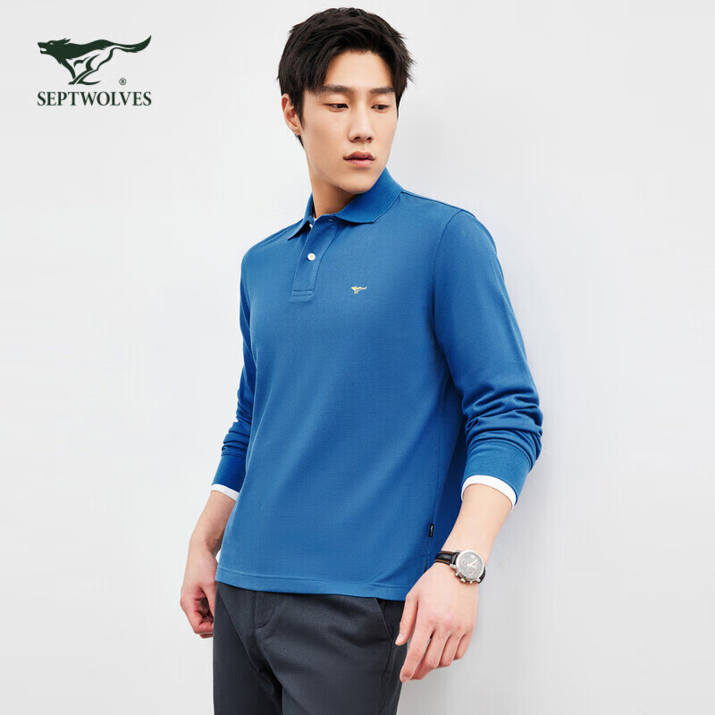 SEPTWOLVES Men's Long-Sleeve T-Shirt