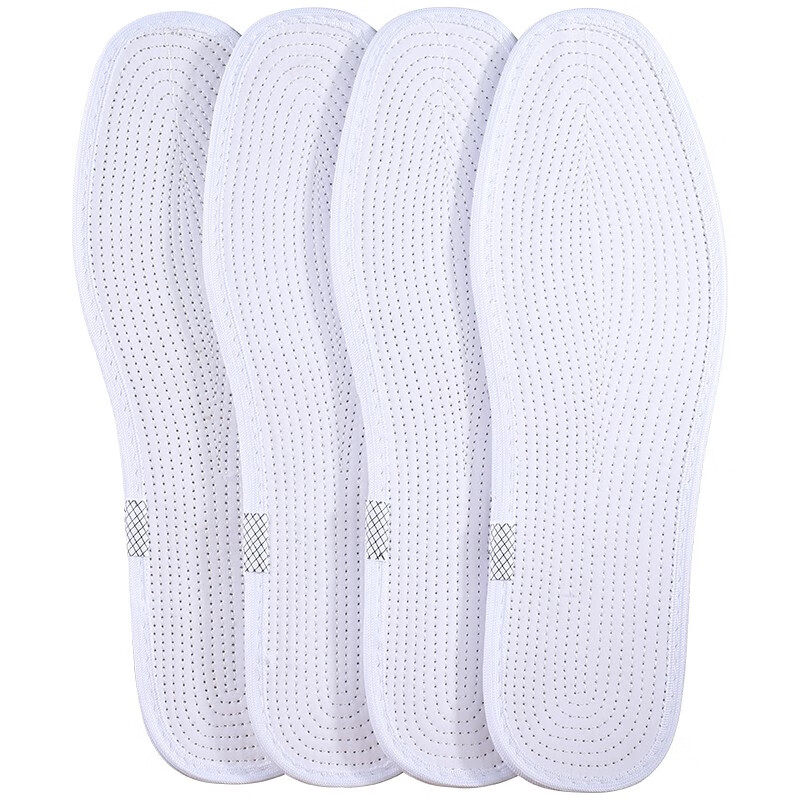 3AnGnI Cotton Insoles for Men and Women - Breathable & Sweat-Absorbing Fabric Insoles