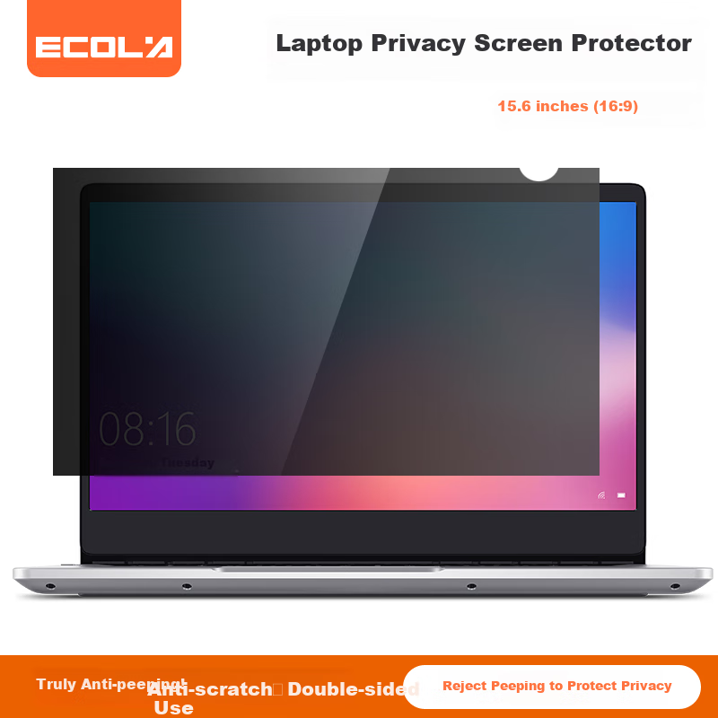ECOLA 15.6-Inch Laptop Privacy Screen Protector