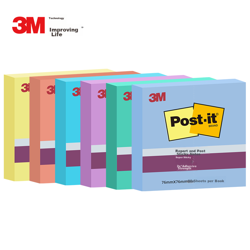 3M Dhenote 654S-6 Sticky Notes - 540 Pages
