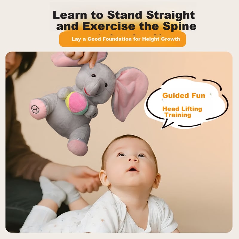 Quchao Elephant Hide & Seek Toy for Babies