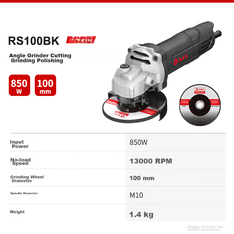 KEN Angle Grinder RS100BK