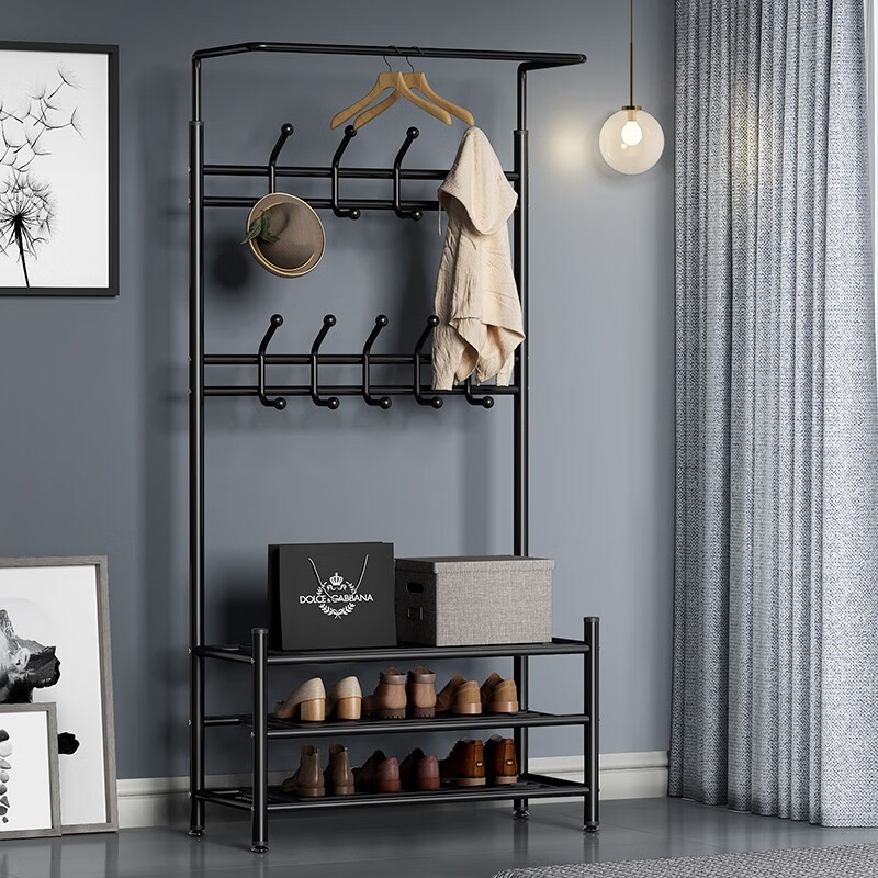 ANERYA Modern Coat Rack and Shoe Bench