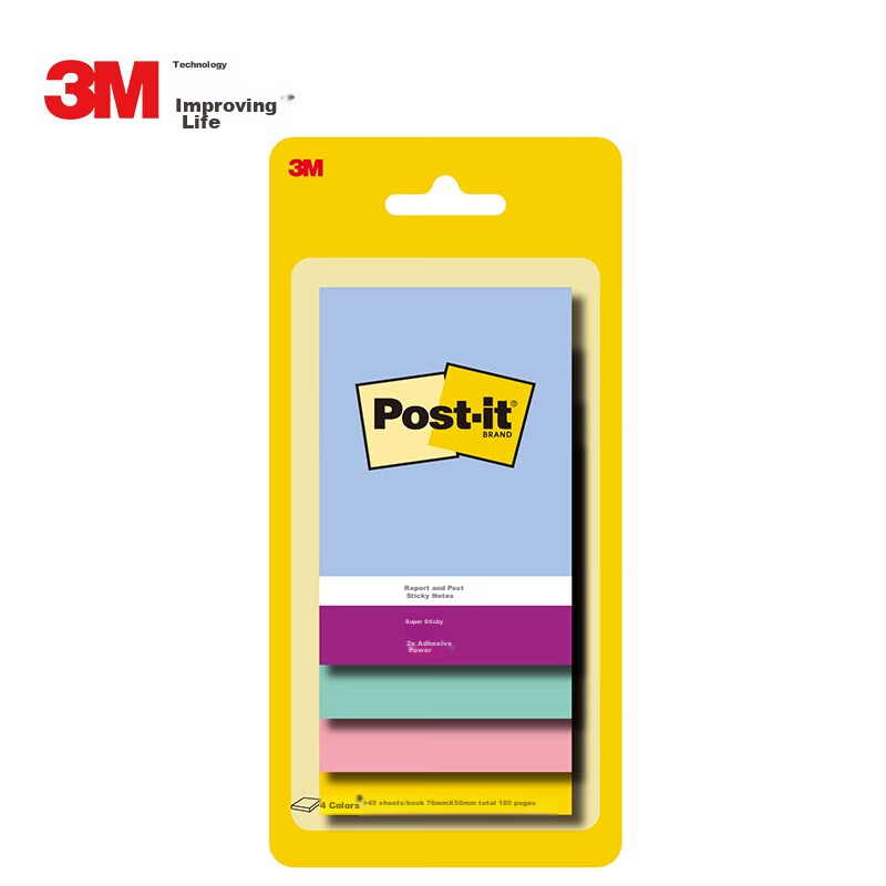 3M Post-it Color Your Story Sticky Notes