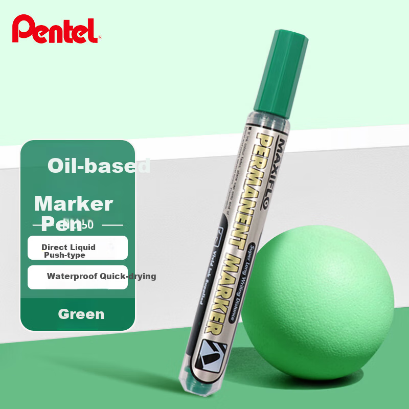 Pentel NLF50 Oil-Based Marker Pen Green