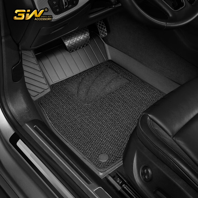 3W Eco-Friendly TPE Car Floor Mats for Audi A6L/A7L