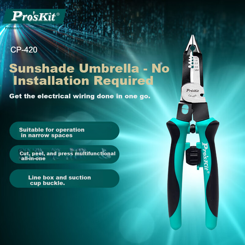 Pro'sKit CP-420 Multi-Function Electrician Pliers