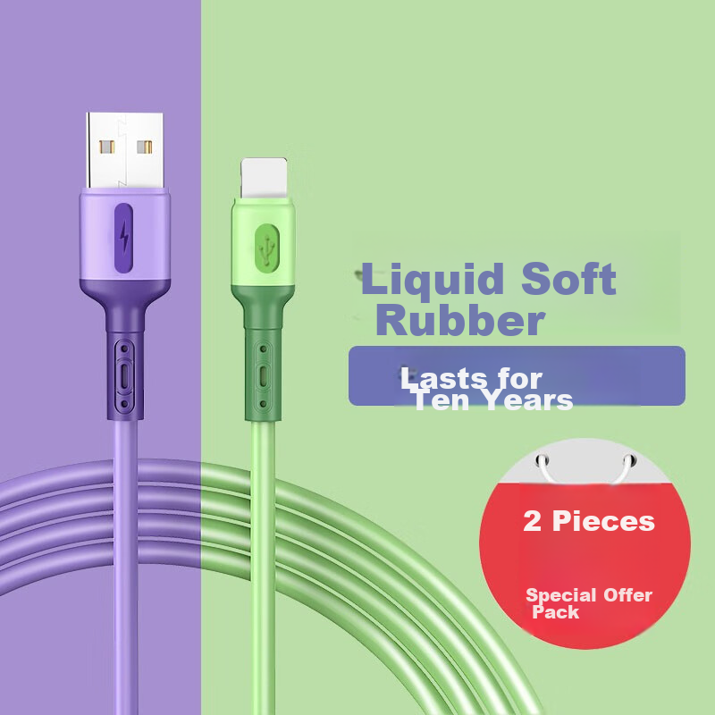ZiTai 2-Pack Fast Charging Apple Data Cables for iPhone, iPad