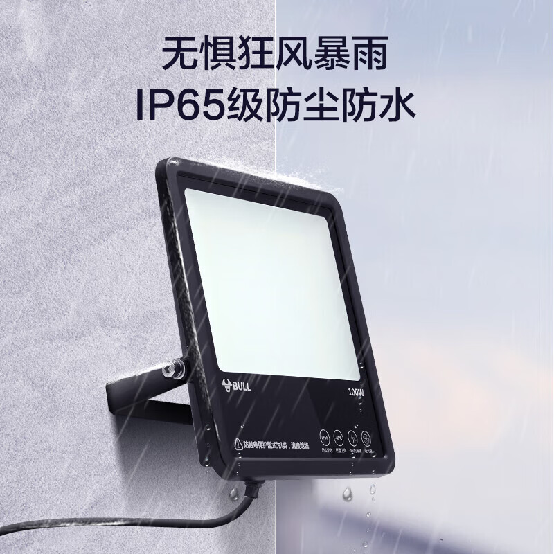 BULL 200W IP65 Waterproof LED Floodlight for Outdoor Courtyard & Garden - Bright Durable Lighting