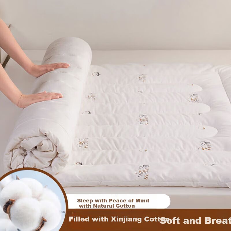 Dohia 100% Xinjiang Cotton Mattress Pad 90*195cm