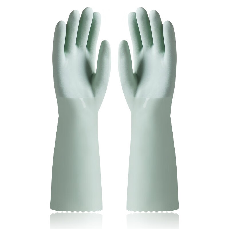 MEIJIARIJI Winter Fleece PVC Gloves